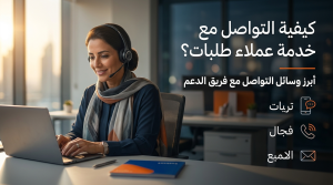 كيفية التواصل مع خدمة عملاء طلبات