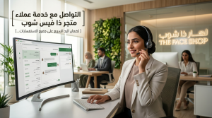 كيفية التواصل مع خدمة عملاء متجر ذا فيس شوب