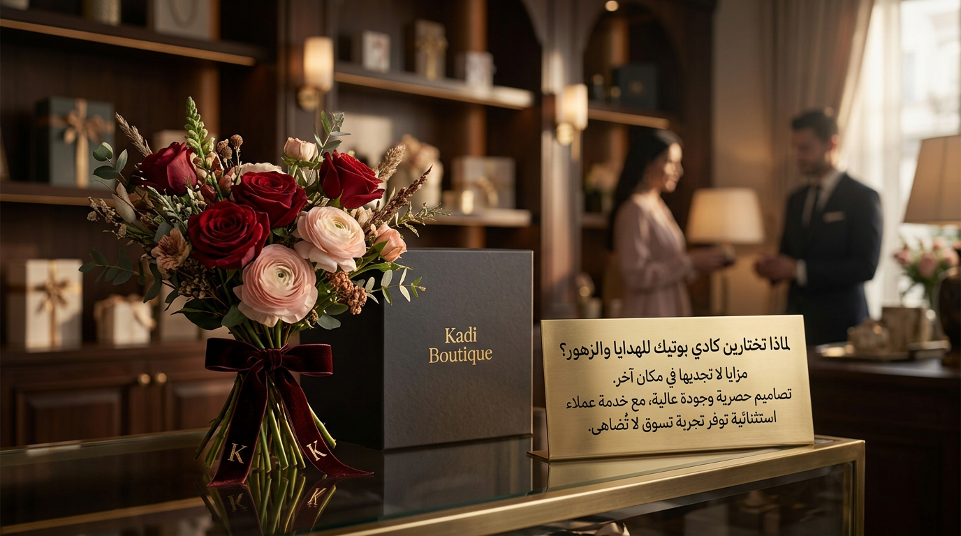 لماذا تختارين كادي بوتيك للهدايا والزهور