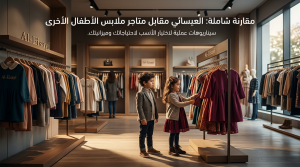 مقارنة بين العيسائي مقابل متاجر ملابس الأطفال الأخرى