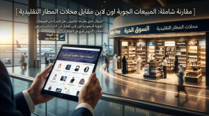 مقارنة بين موقع المبيعات الجوية اون لاين مقابل محلات المطار التقليدية