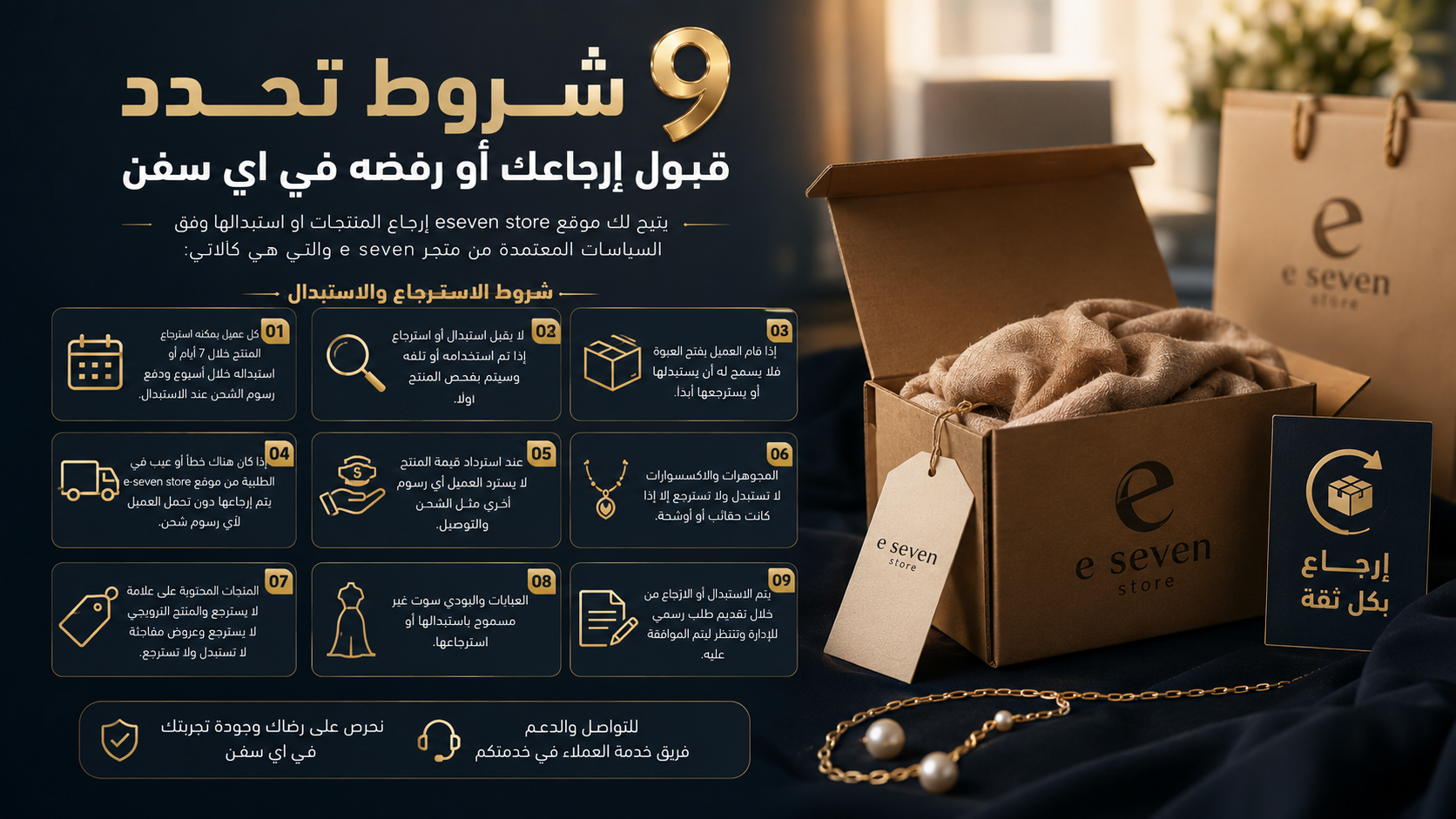 9 شروط تحدد قبول إرجاعك أو رفضه