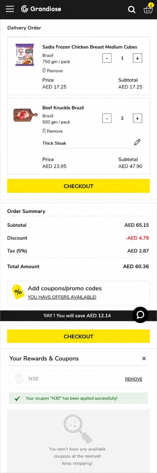 Proof of effectiveness Discount Code Grandiose