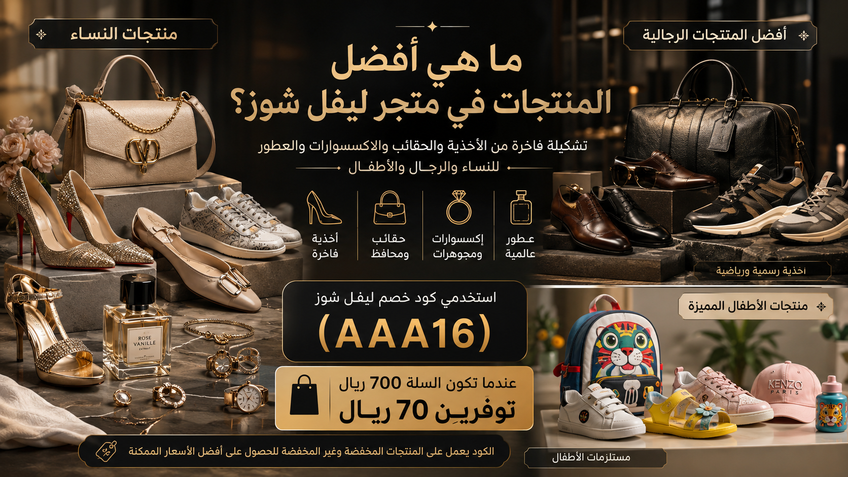 أفضل المنتجات في متجر ليفل شوز