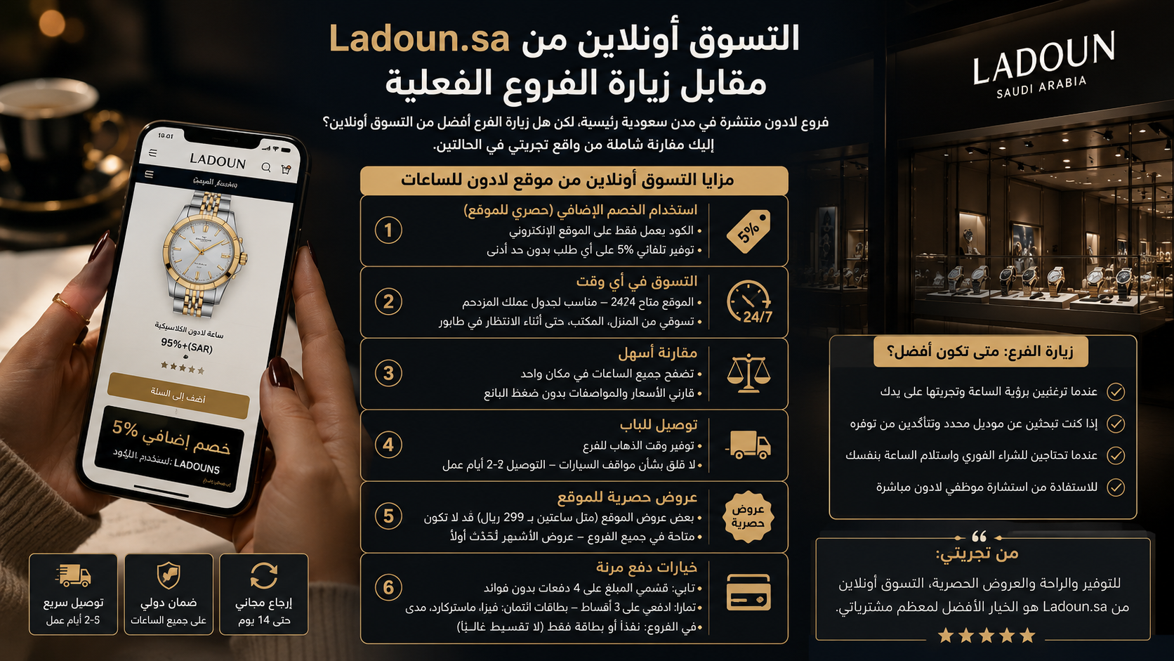 التسوق اونلاين من متجر لادون