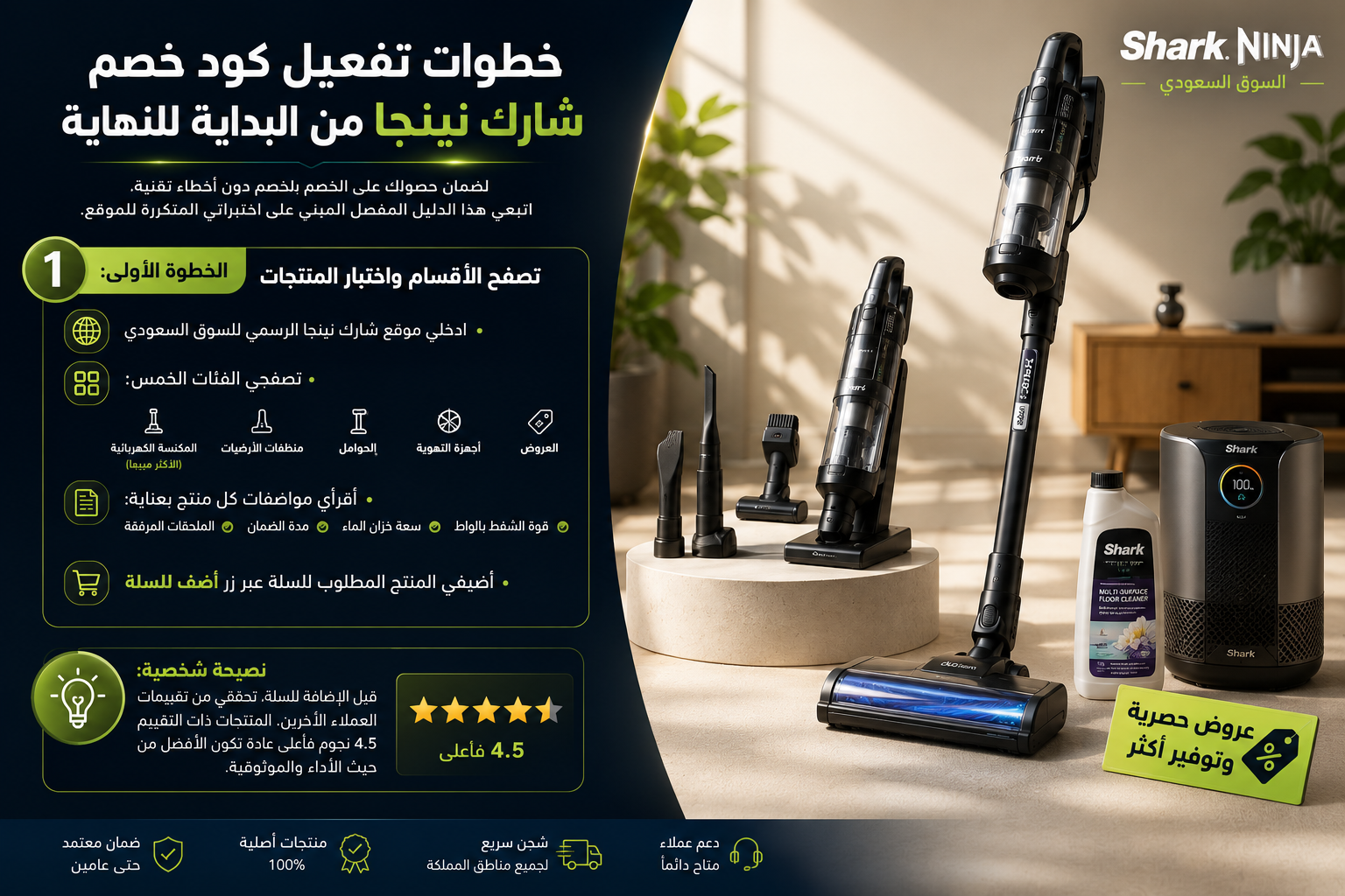 خطوات تفعيل كود خصم شارك نينجا