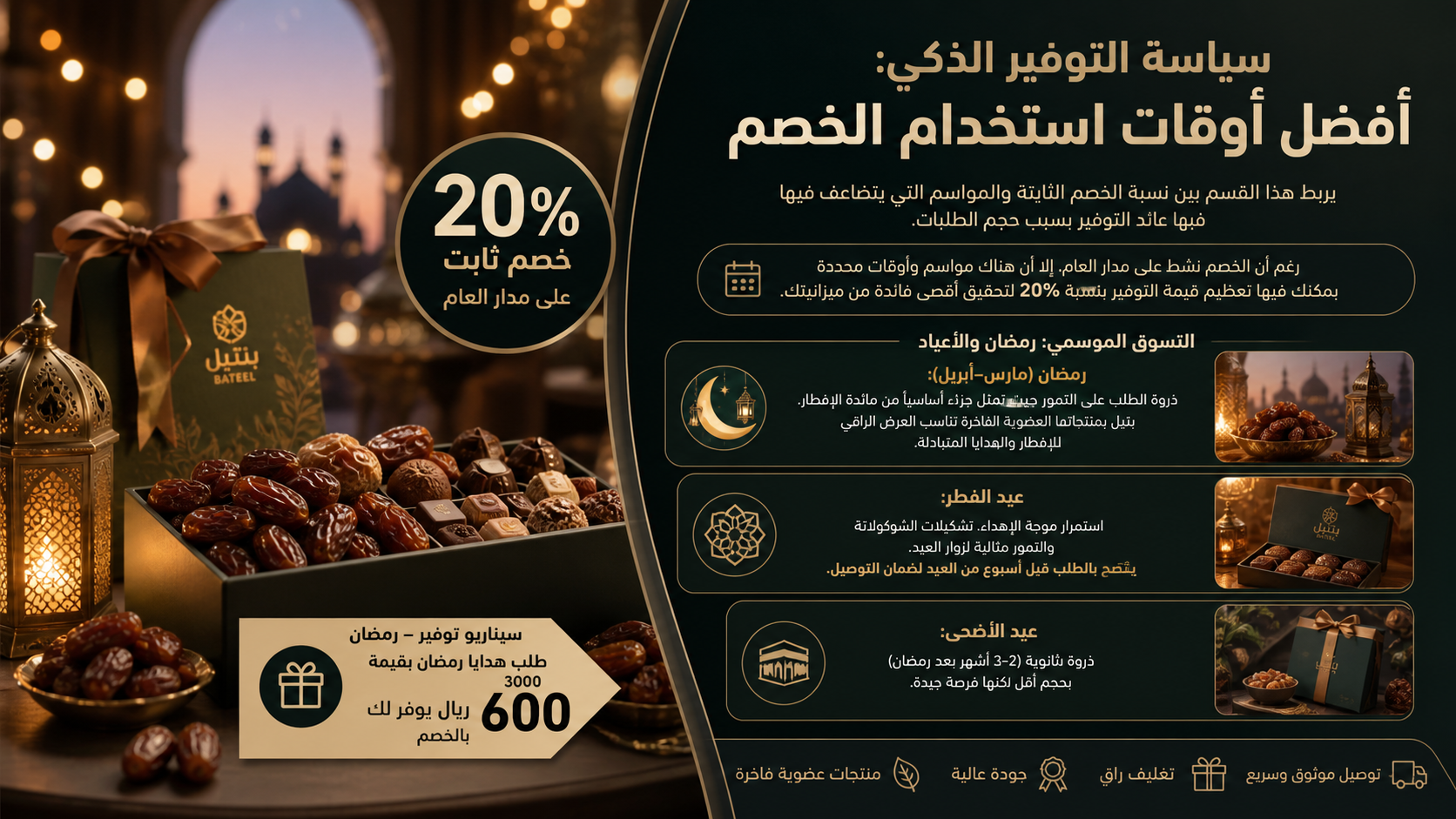 سياسة التوفير الذكي متجر بتيل