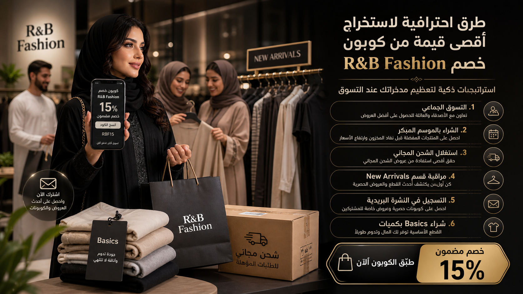 كوبون خصم R&B Fashion