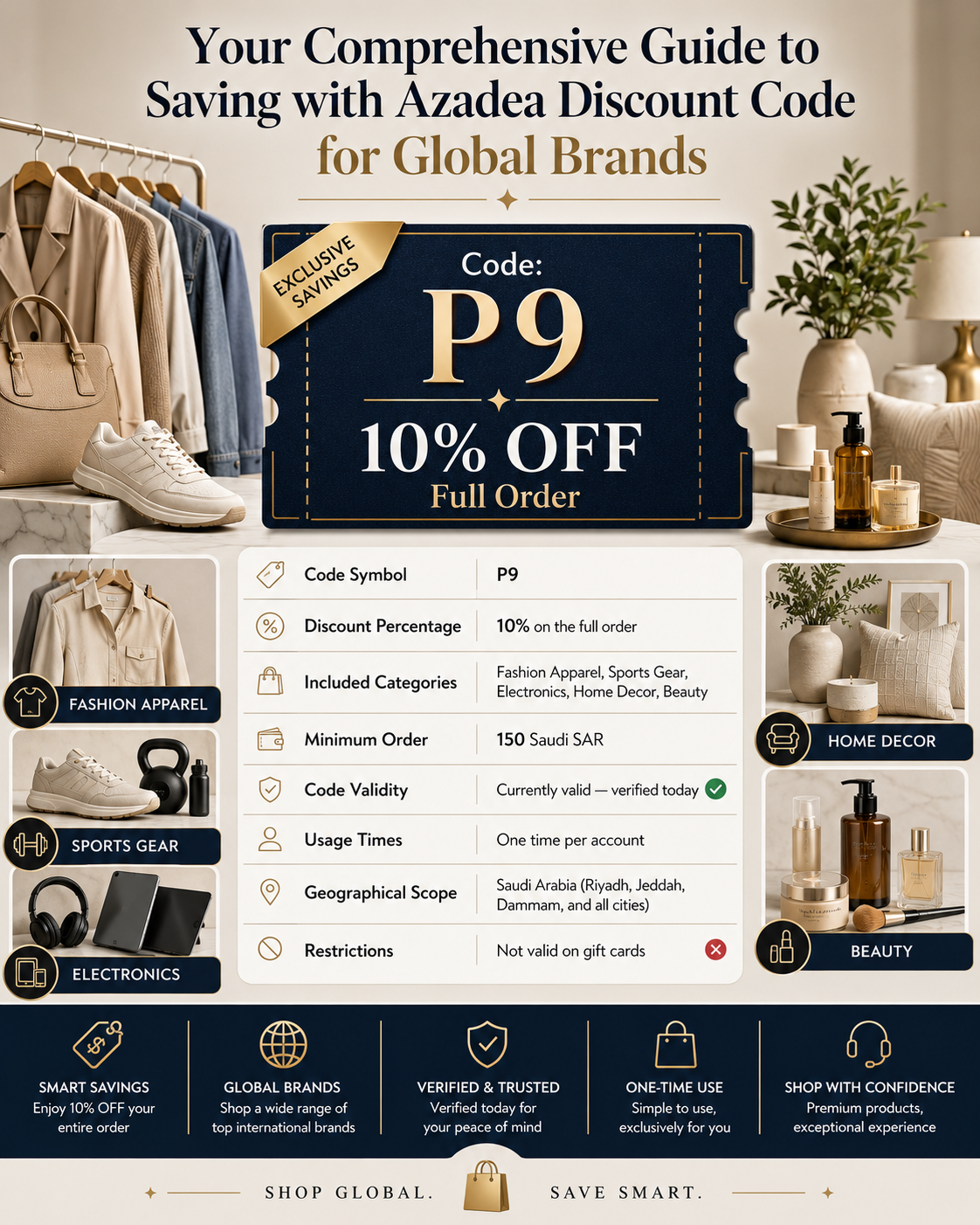 Azadea discount code for global brands