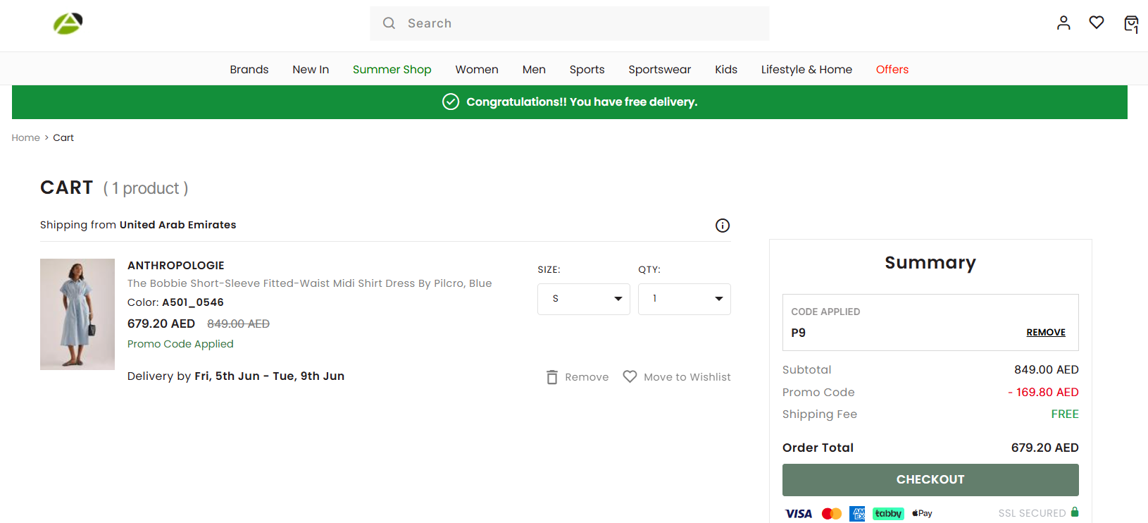 Proof of the effectiveness of the Azadea discount code