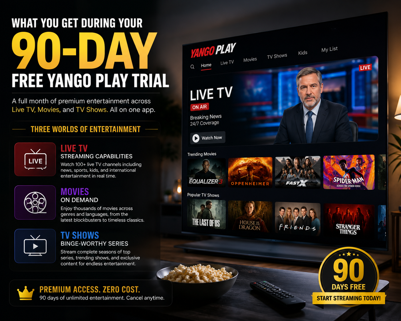 What You Get During Your 90-Day Free Yango Play Trial