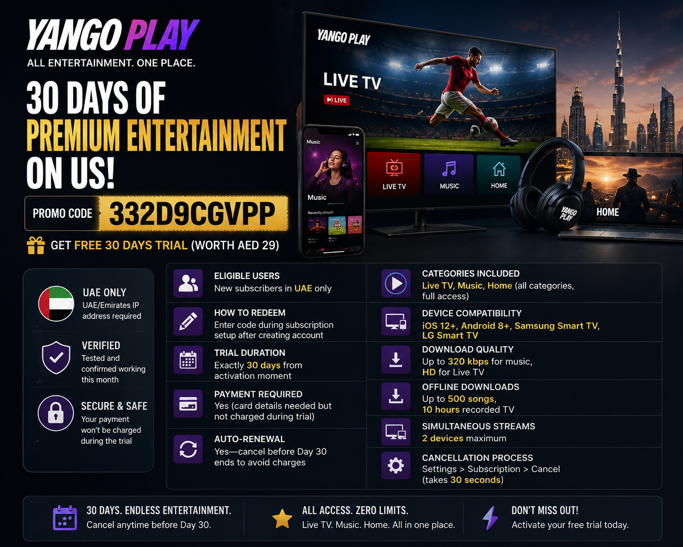Yango Play Promo Code