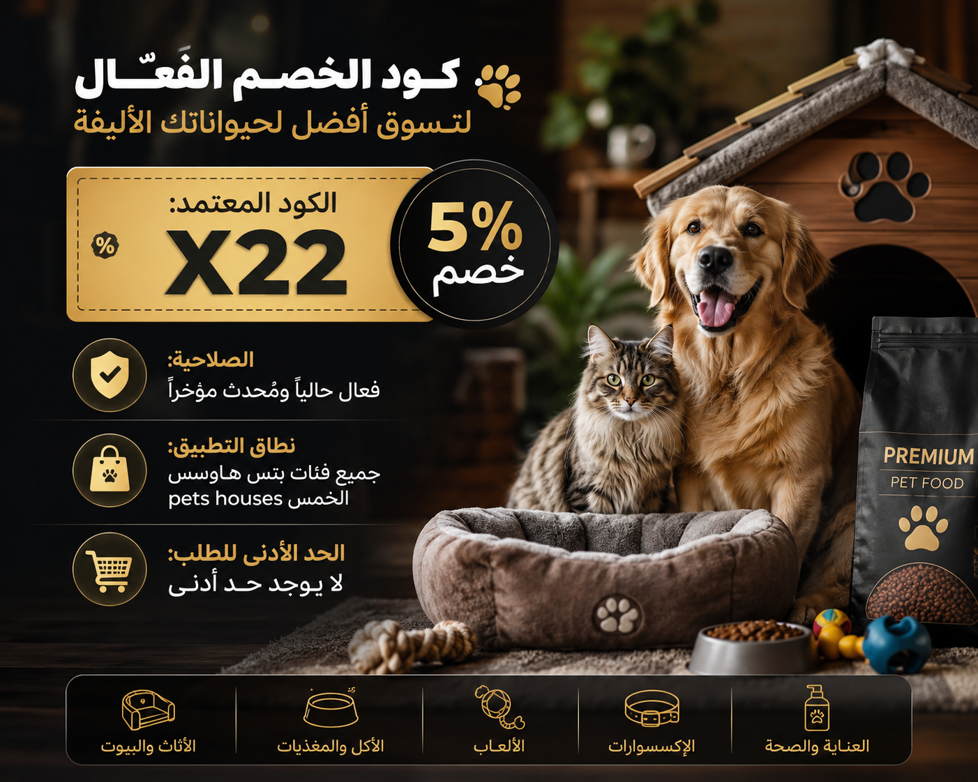 ملخص كود خصم بتس هاوسس