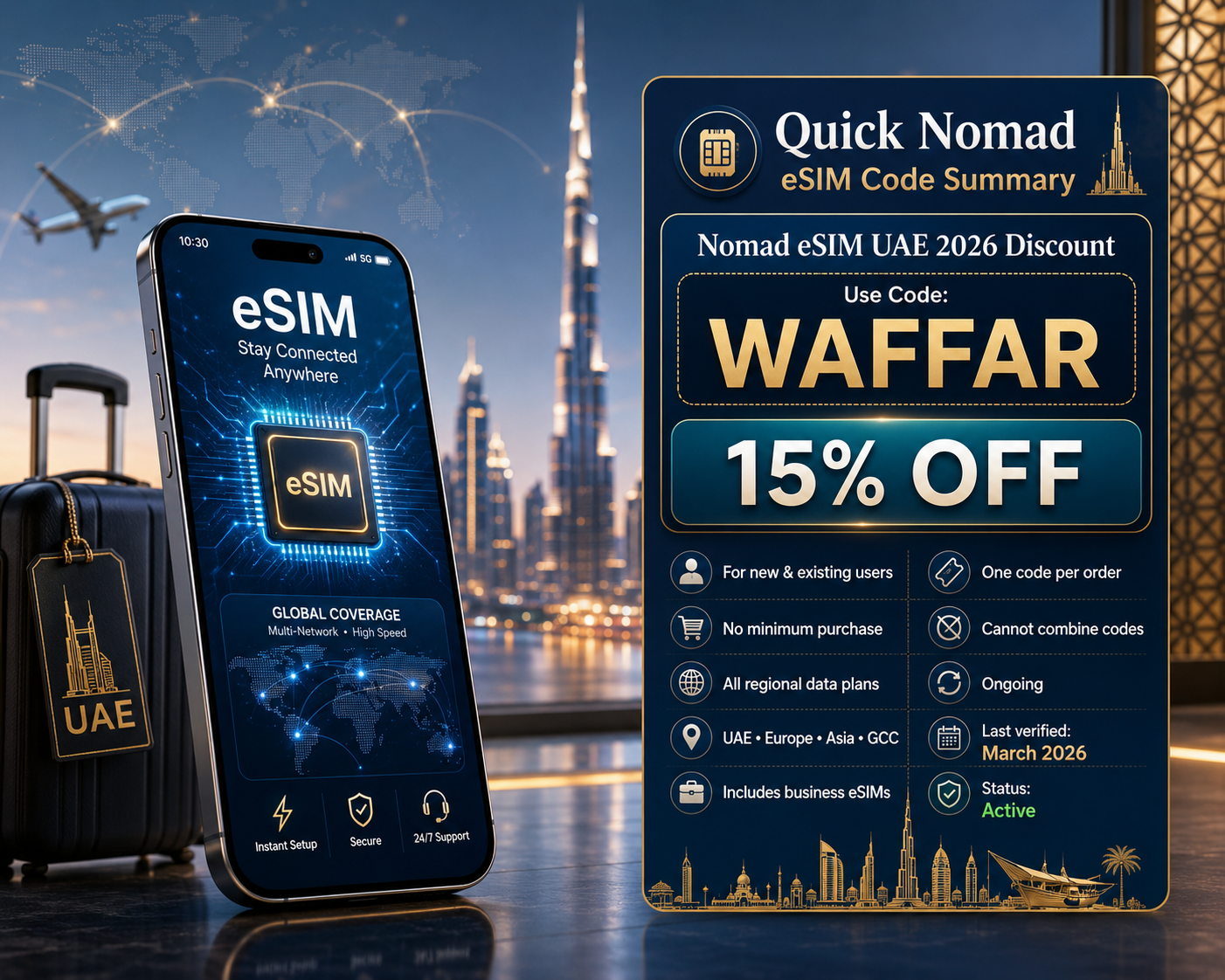 Quick Nomad eSIM Code Summary