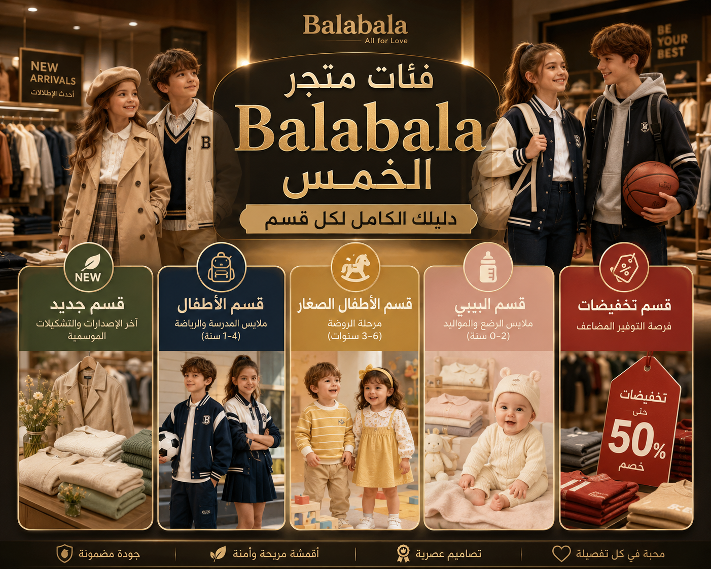 فئات متجر Balabala